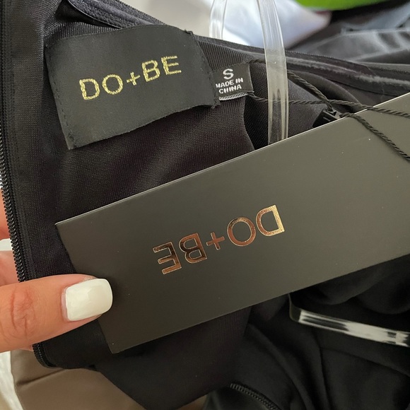 Love and Labels ruched faux leather dress - Picture 4 of 4